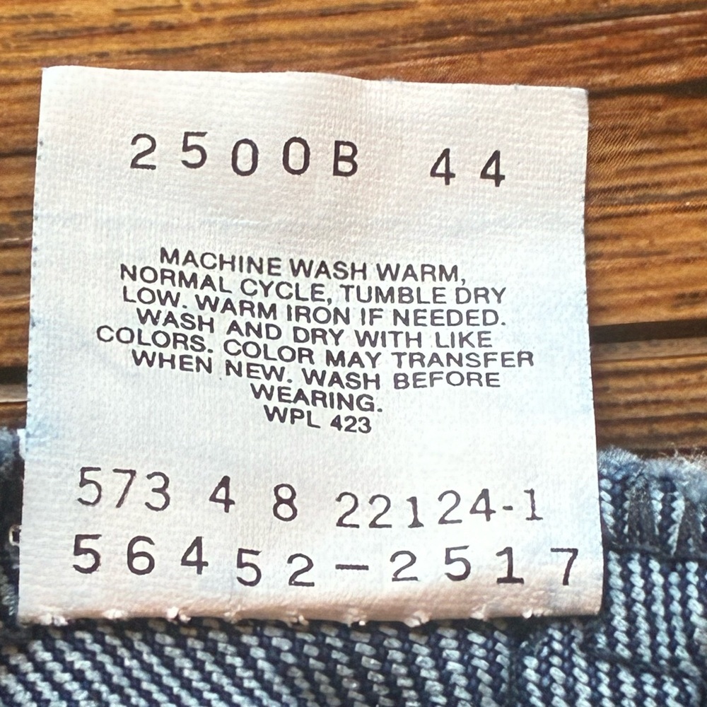 Vintage 90s Levi’s 2500B USA Mom Jeans Elastic Waist Dark Wash 16 - Picture 3 of 13
